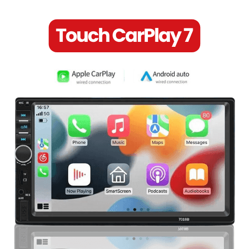 Tela Touch CarPlay 7 polegadas - Acellerando