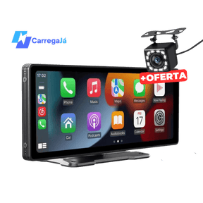 Tela Multimídia com CarPlay e Android Auto | Carrega Já 2.0 | + 🎁 Oferta Exclusia