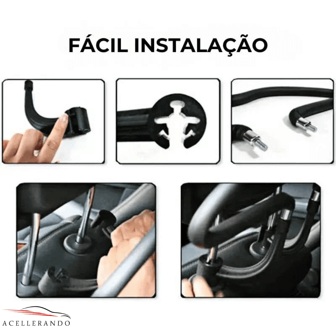 Cabide Multifuncional para Carros - Acellerando