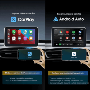 Tela Multimídia com CarPlay - SmartPlay 7" + Câmera de Ré GRÁTIS | Ultimas Unidades