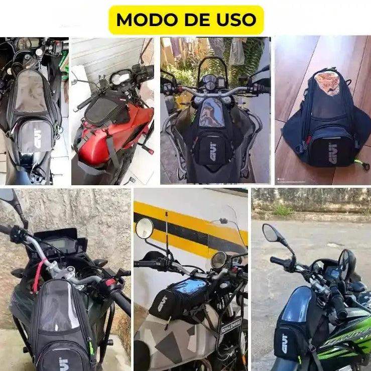 Bolsa para Tanque de Moto com Suporte para Celular - Acellerando