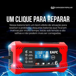 Carregador Inteligente de Bateria para Carro -