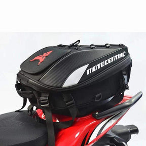 Mochila Impermeável para Banco Traseiro de Motocicleta + Bolsa Tática de Perna Grátis