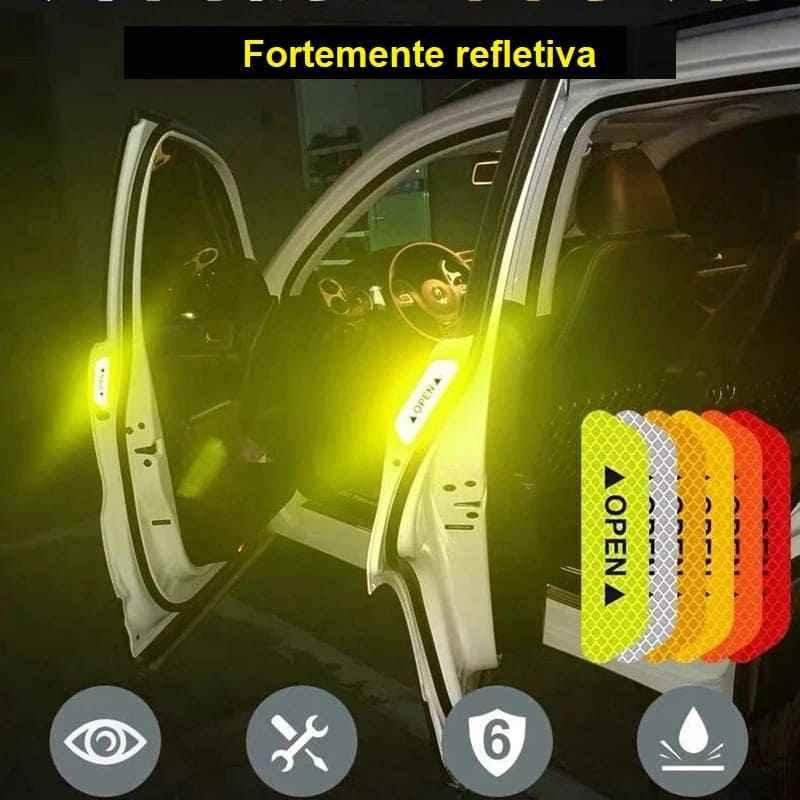 Adesivos Refletivos Noturnos 4 Unidades - Acellerando