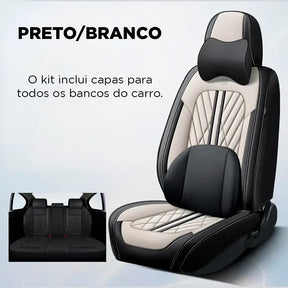 Kit Completo Capas de Banco Automotivas  Premium + BRINDE EXCLUSIVO