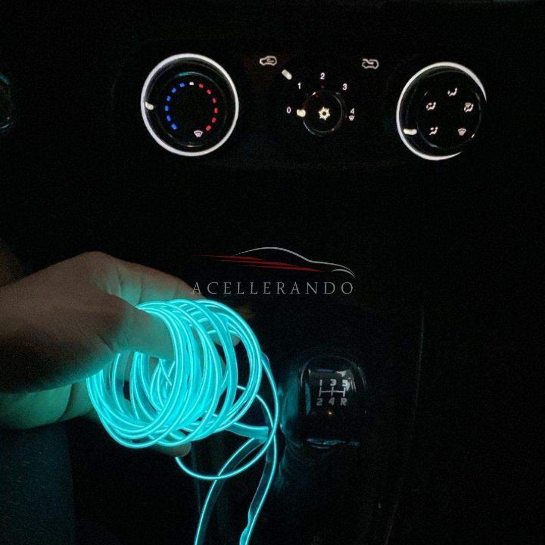 NeonFlex - Kit Completo (Led Neon 1/2/3 Metros. Universal para todos os Veículos)